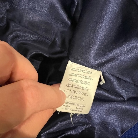 J. Crew Stadium Wool Majesty Double Breasted Pea Coat - Picture 8 of 8